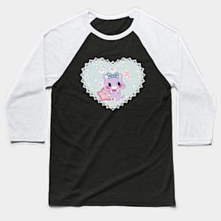 Mew Dreamy Sparkle Cat Baseball T-Shirt